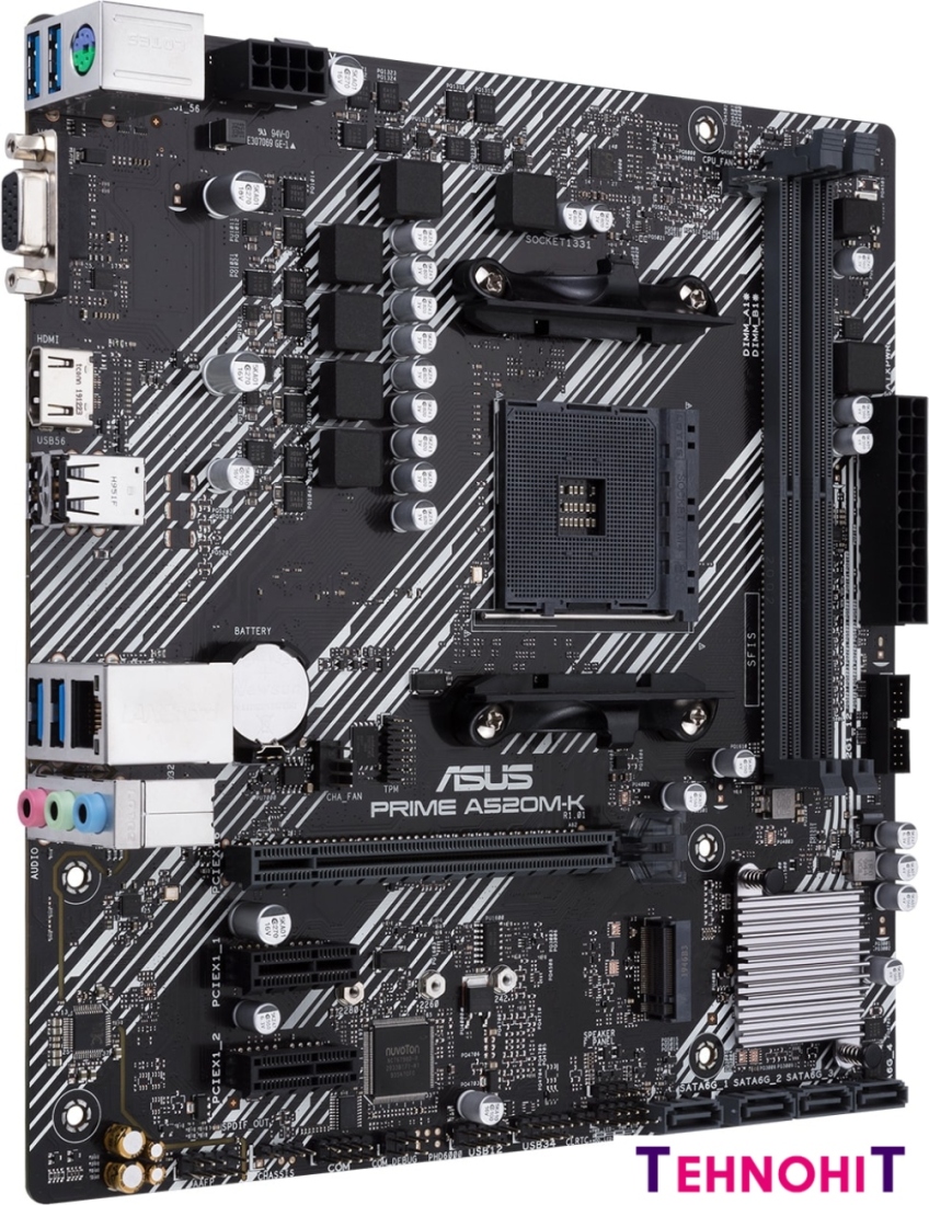 Материнская плата ASUS Prime A520M-K
