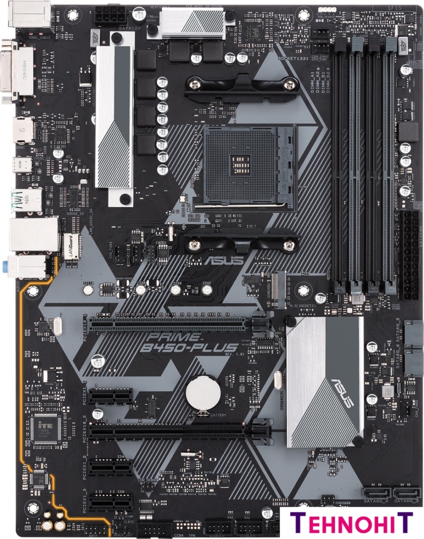 Материнская плата ASUS Prime B450-Plus