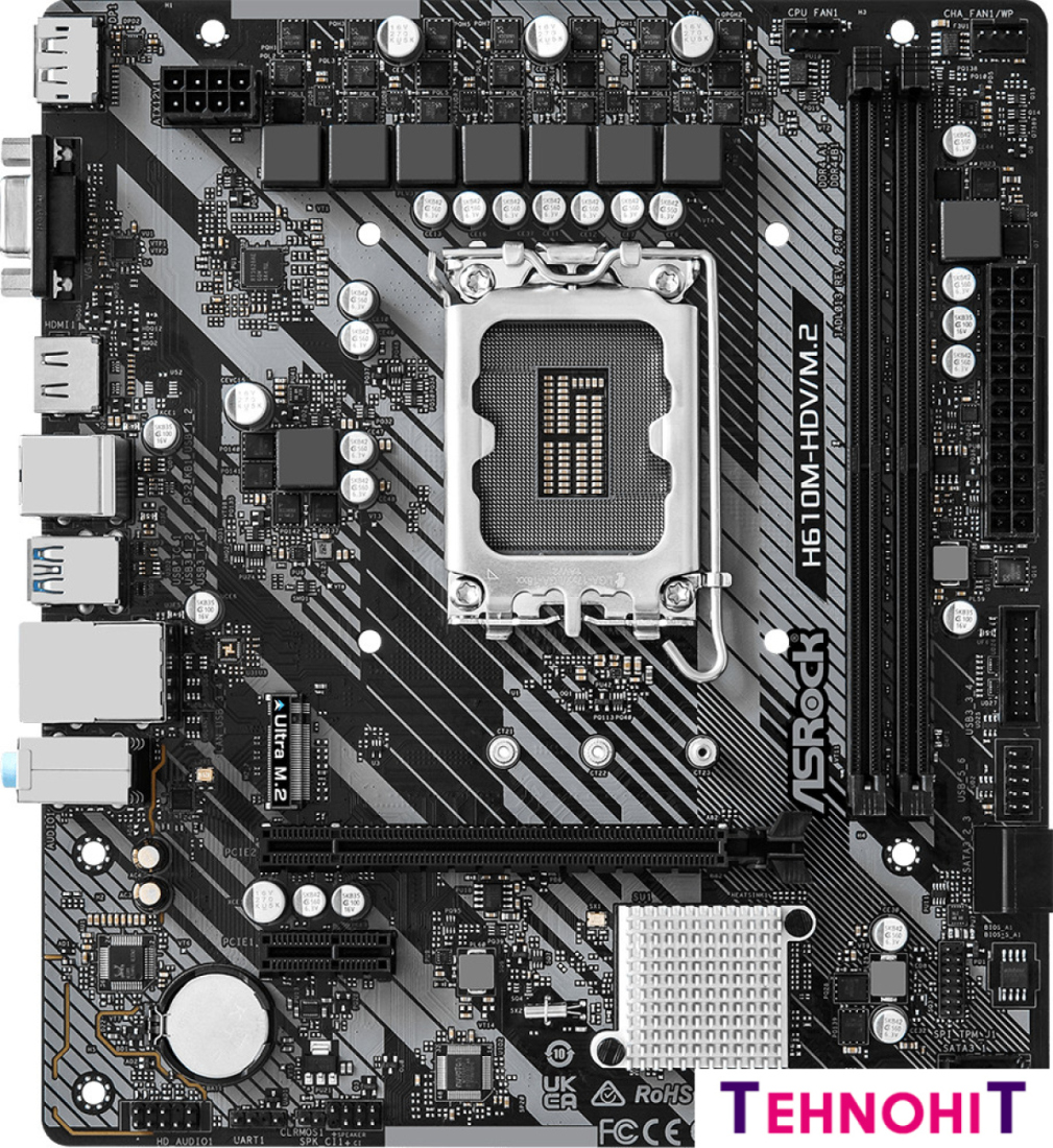 Материнская плата ASRock H610M-HDV/M.2 R2.0