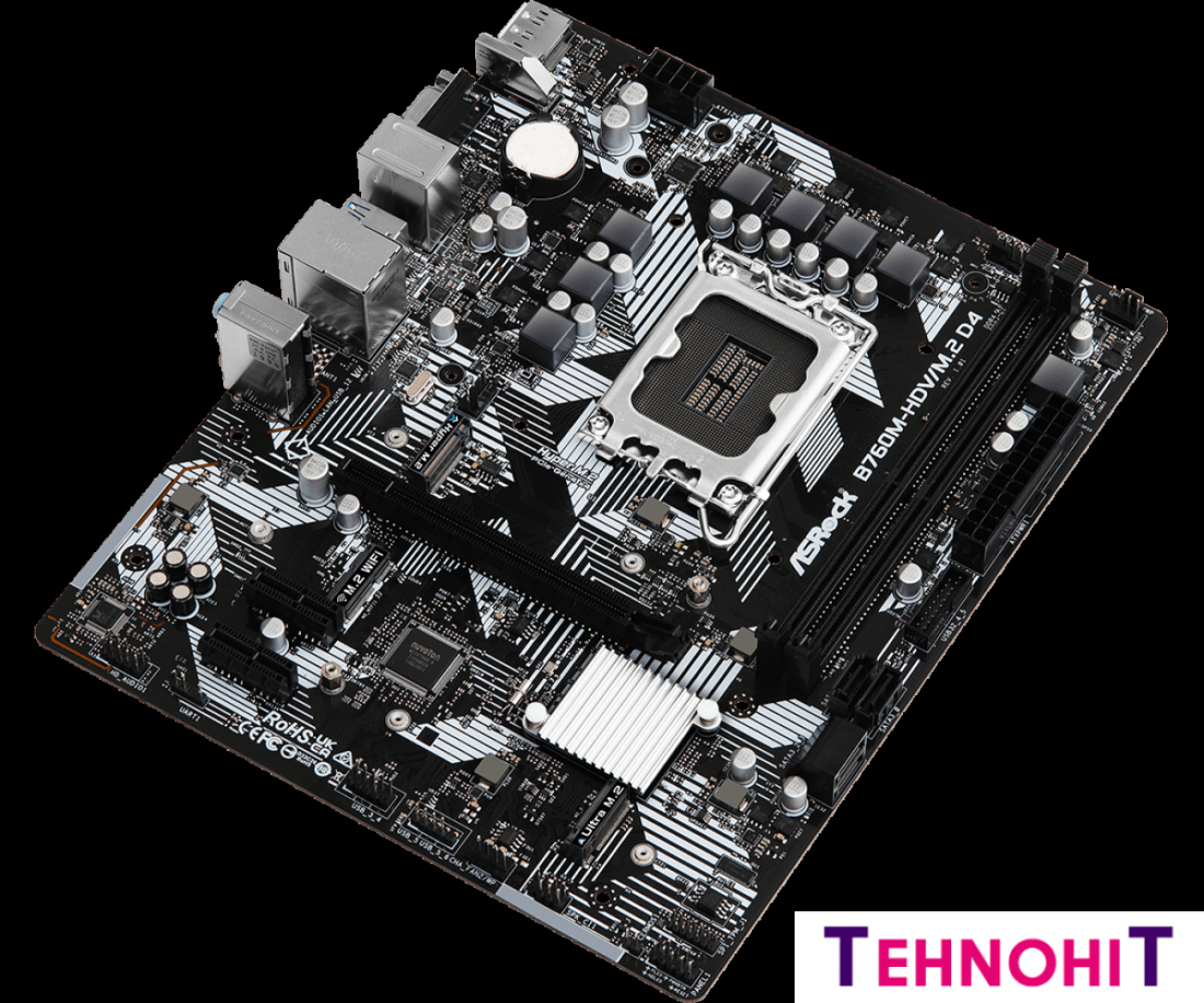 Материнская плата ASRock B760M-HDV/M.2 D4