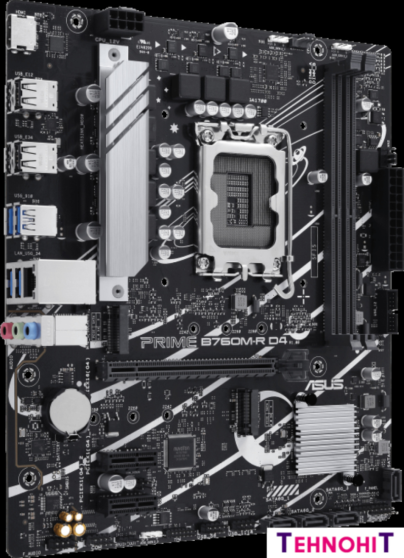 Материнская плата ASUS PRIME B760M-R D4