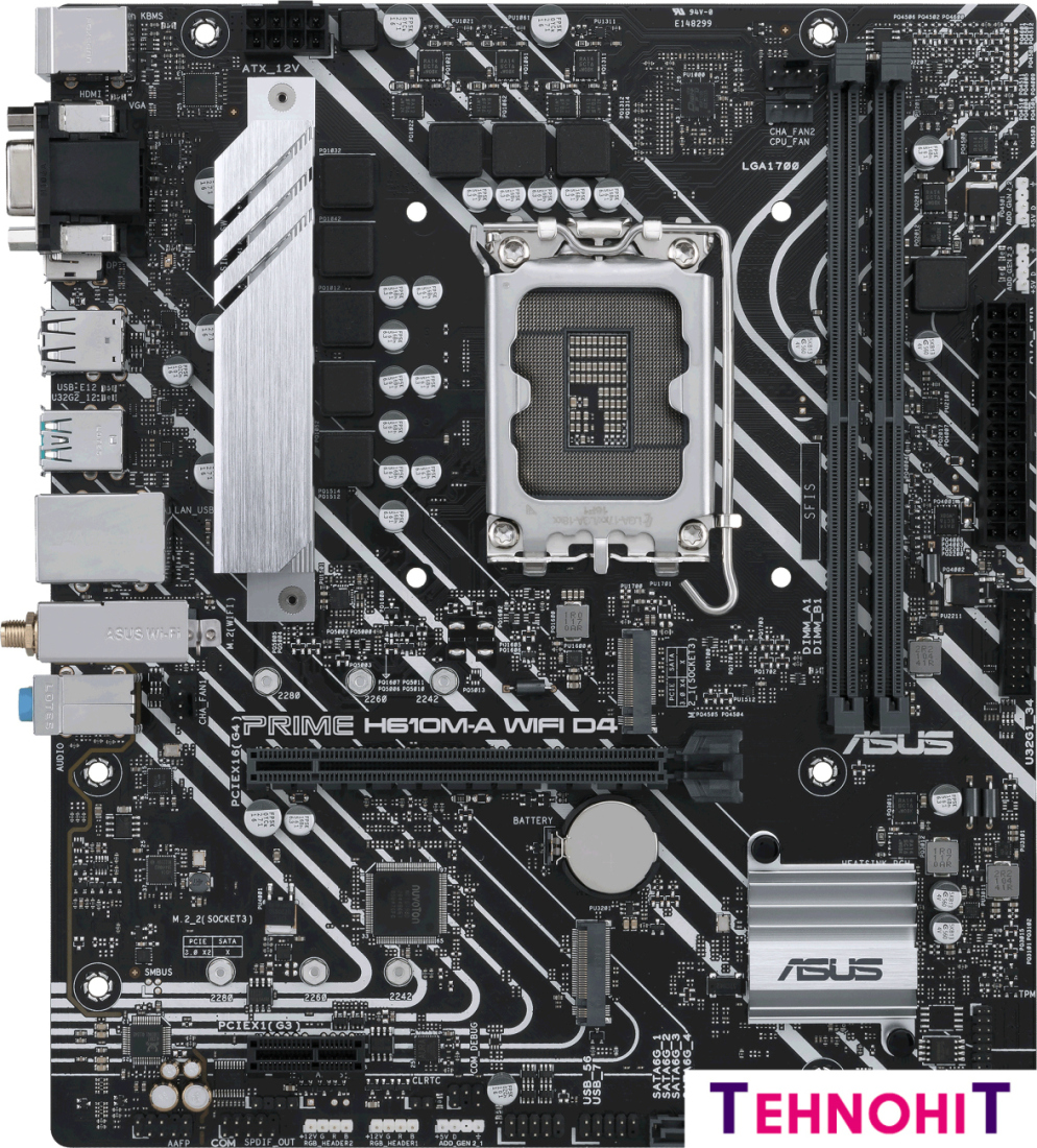 Материнская плата ASUS Prime H610M-A WiFi D4