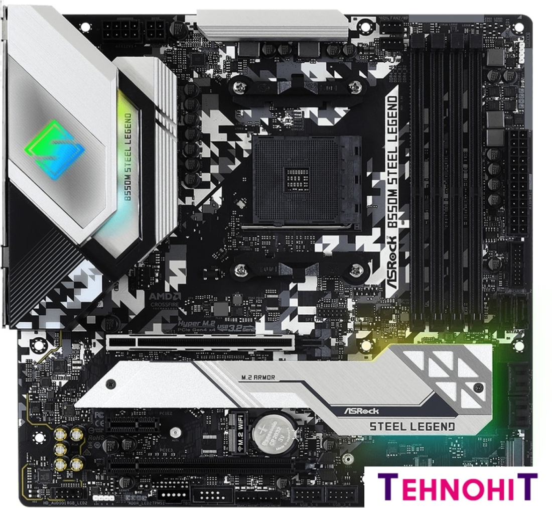 Материнская плата ASRock B550M Steel Legend