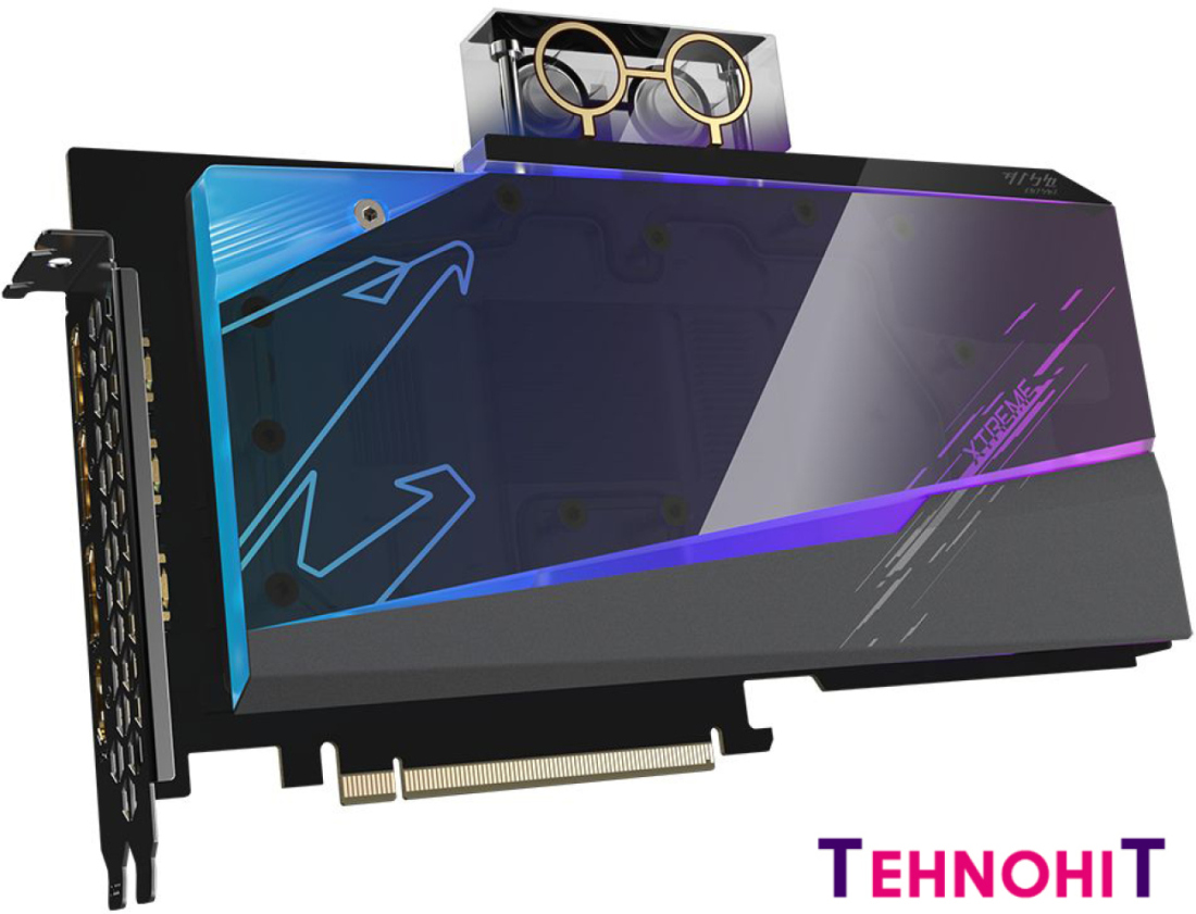 Видеокарта Gigabyte Aorus GeForce RTX 4070 Ti 12GB Xtreme Waterforce WB GV-N407TAORUSX WB-12GD