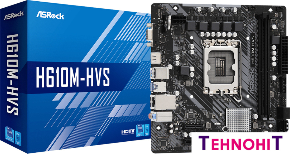 Материнская плата ASRock H610M-HVS