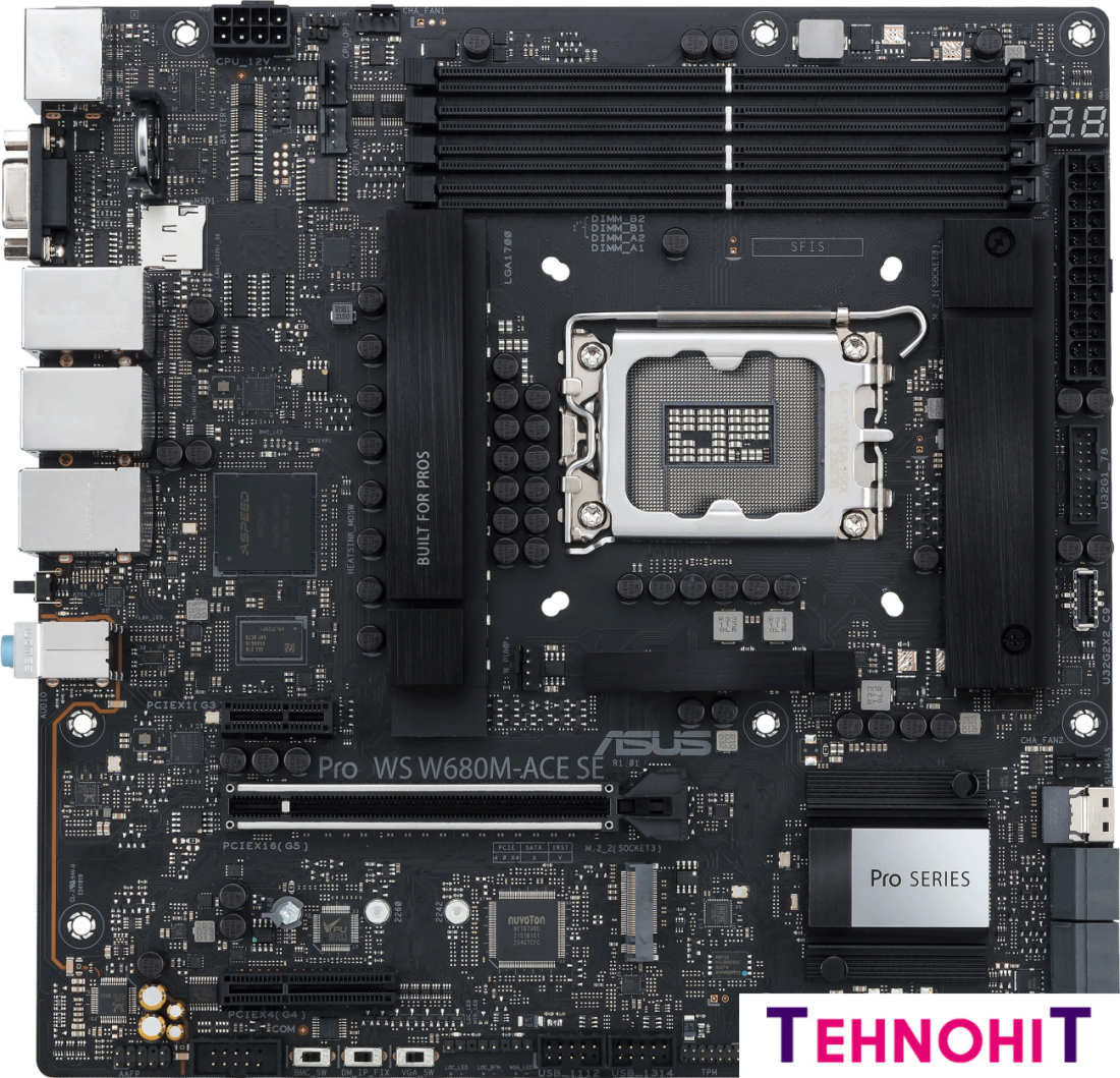 Материнская плата ASUS Pro WS W680M-ACE SE