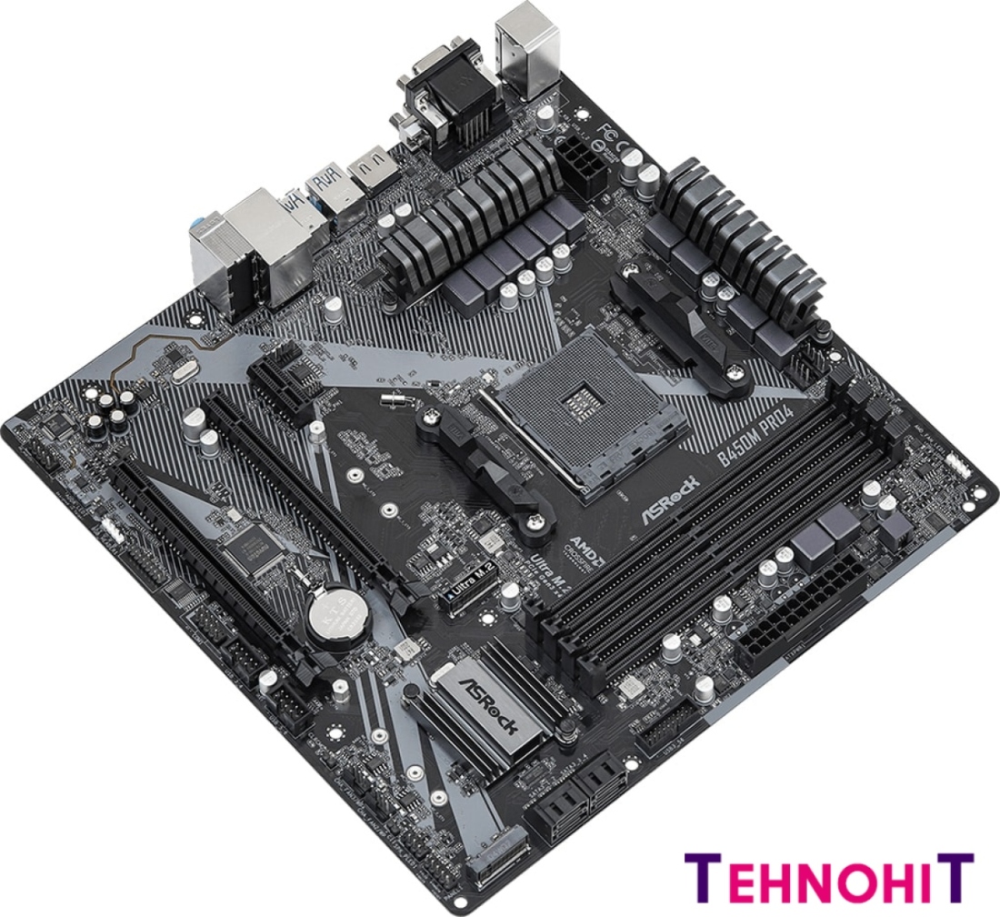 Материнская плата ASRock B450M Pro4 R2.0