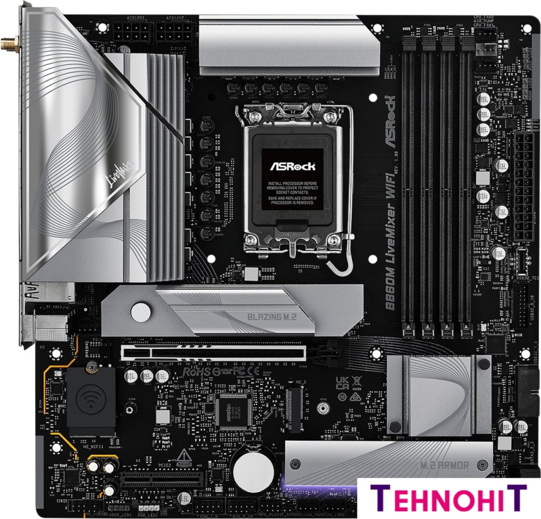 Материнская плата ASRock B860M LiveMixer WiFi