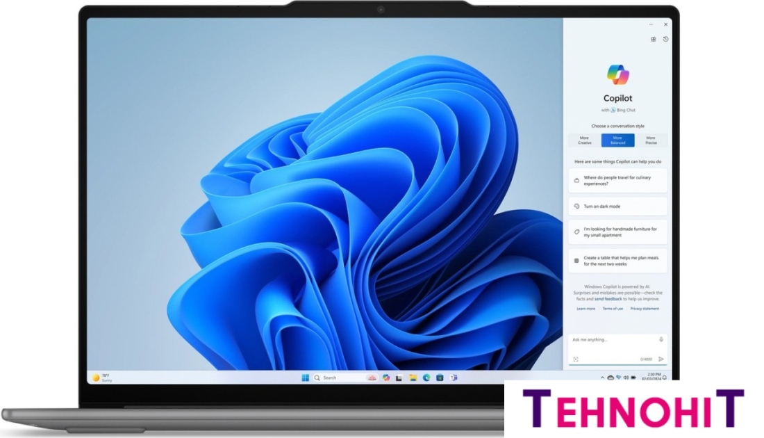 Ноутбук Lenovo Yoga Air 7 15s ILL9 IPS 16ГБ/1ТБ Aura Edition 83HM0009CD