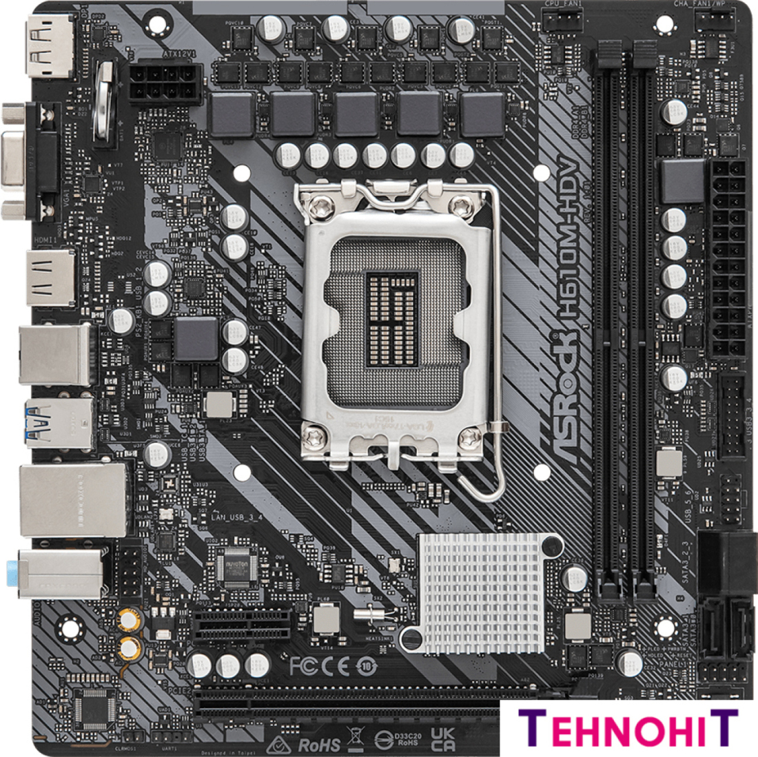 Материнская плата ASRock H610M-HDV