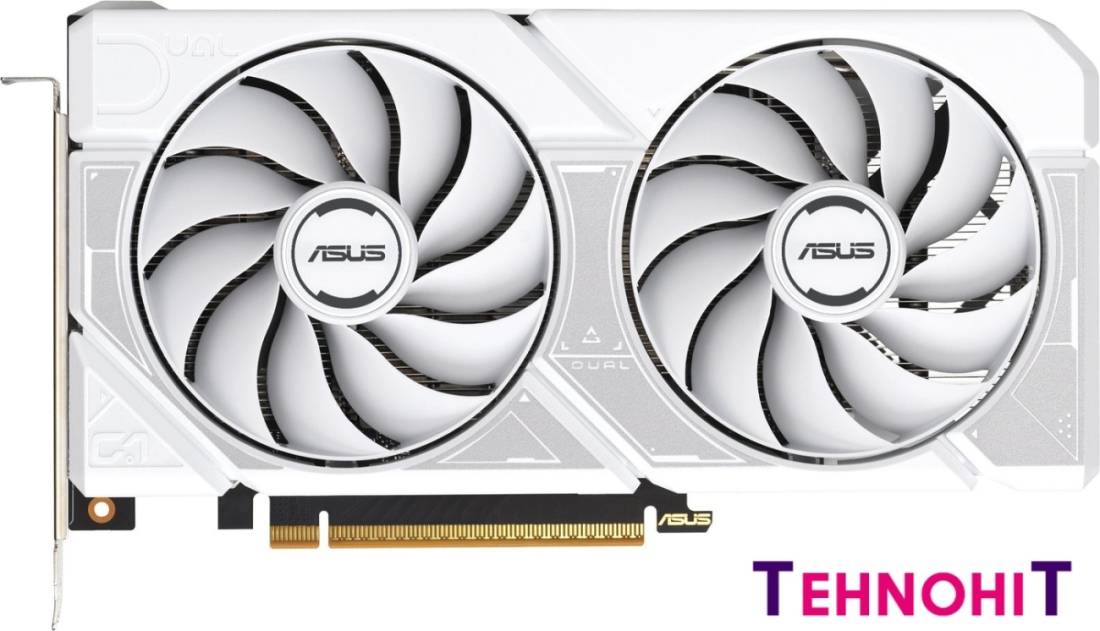 Видеокарта ASUS Dual GeForce RTX 5060 8GB GDDR7 White OC Edition DUAL-RTX5060-O8G-WHITE