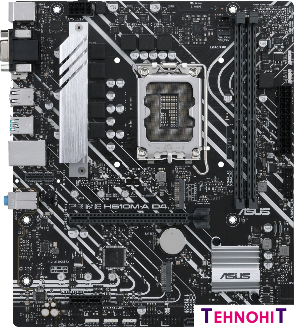 Материнская плата ASUS Prime H610M-A D4-CSM