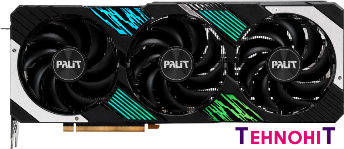 Видеокарта Palit GeForce RTX 4080 Super GamingPro 16GB NED408S019T2-1032A