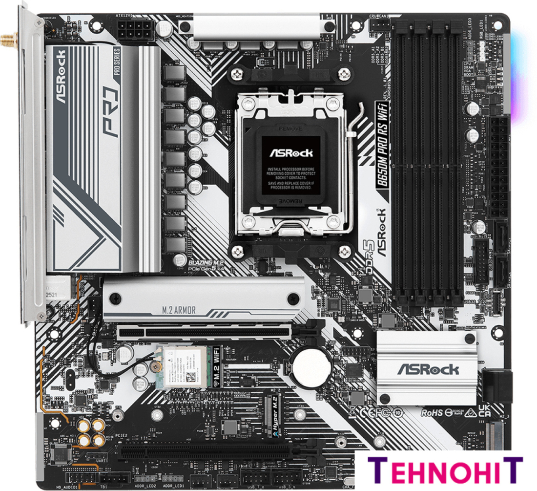 Материнская плата ASRock B650M Pro RS WiFi