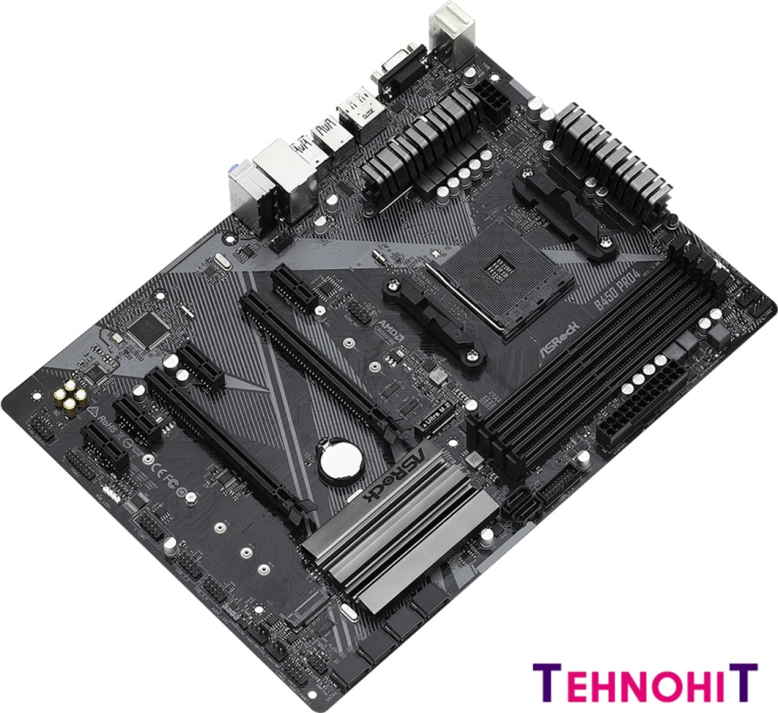 Материнская плата ASRock B450 Pro4 R2.0
