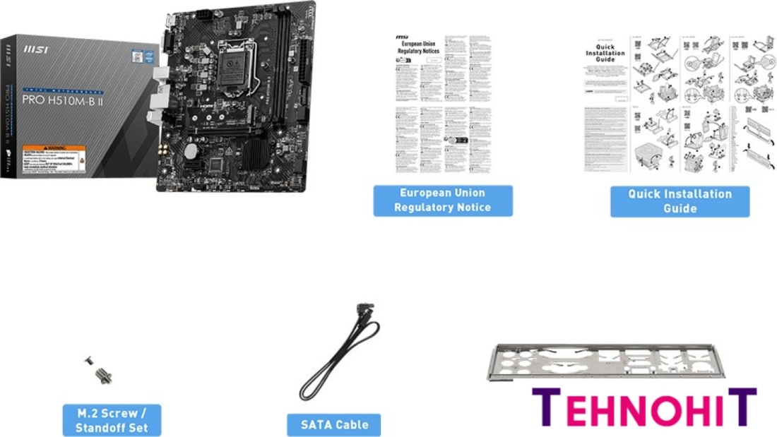 Материнская плата MSI Pro H510M-B II