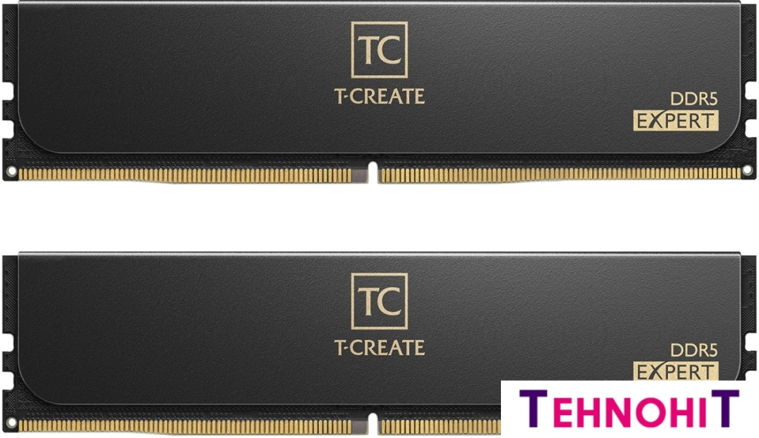 Оперативная память Team T-Create Expert 2x64ГБ DDR5 6400 МГц CTCED5128G6400HC42CDC01