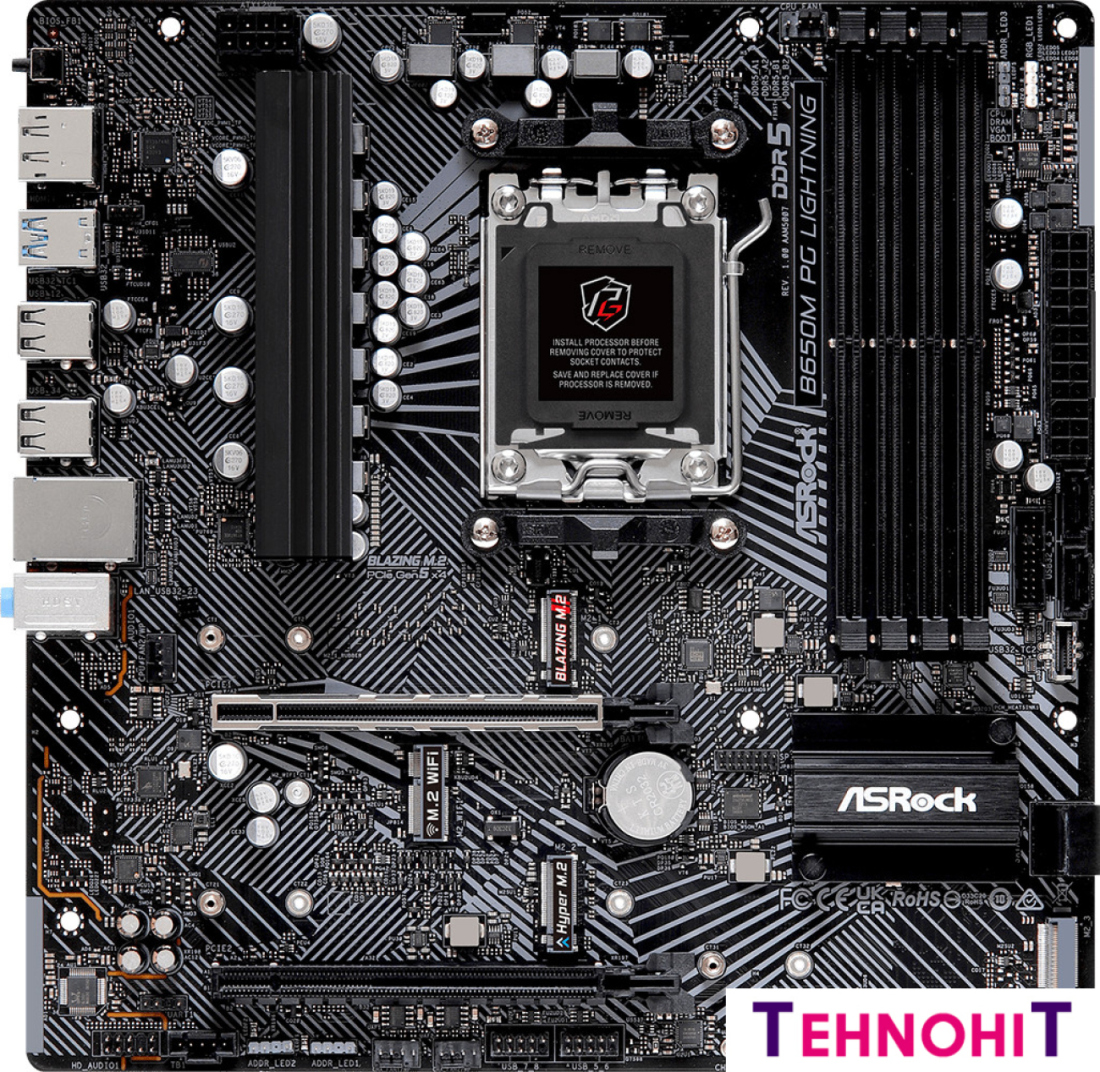 Материнская плата ASRock B650M PG Lightning