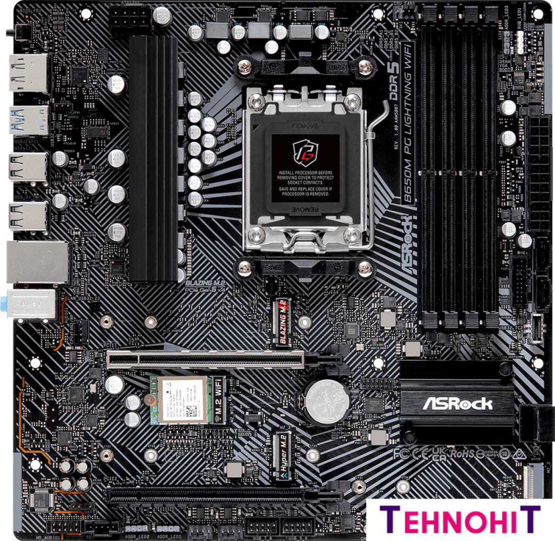 Материнская плата ASRock B650M PG Lightning WiFi