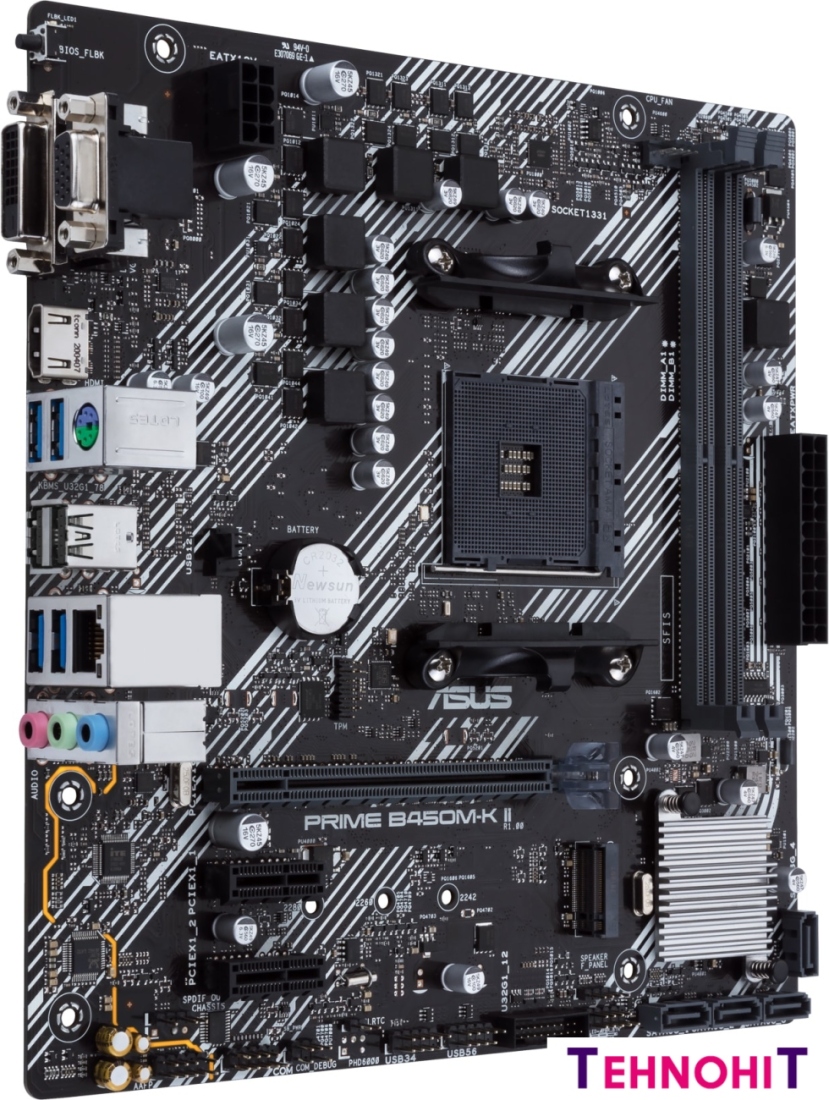 Материнская плата ASUS Prime B450M-K II