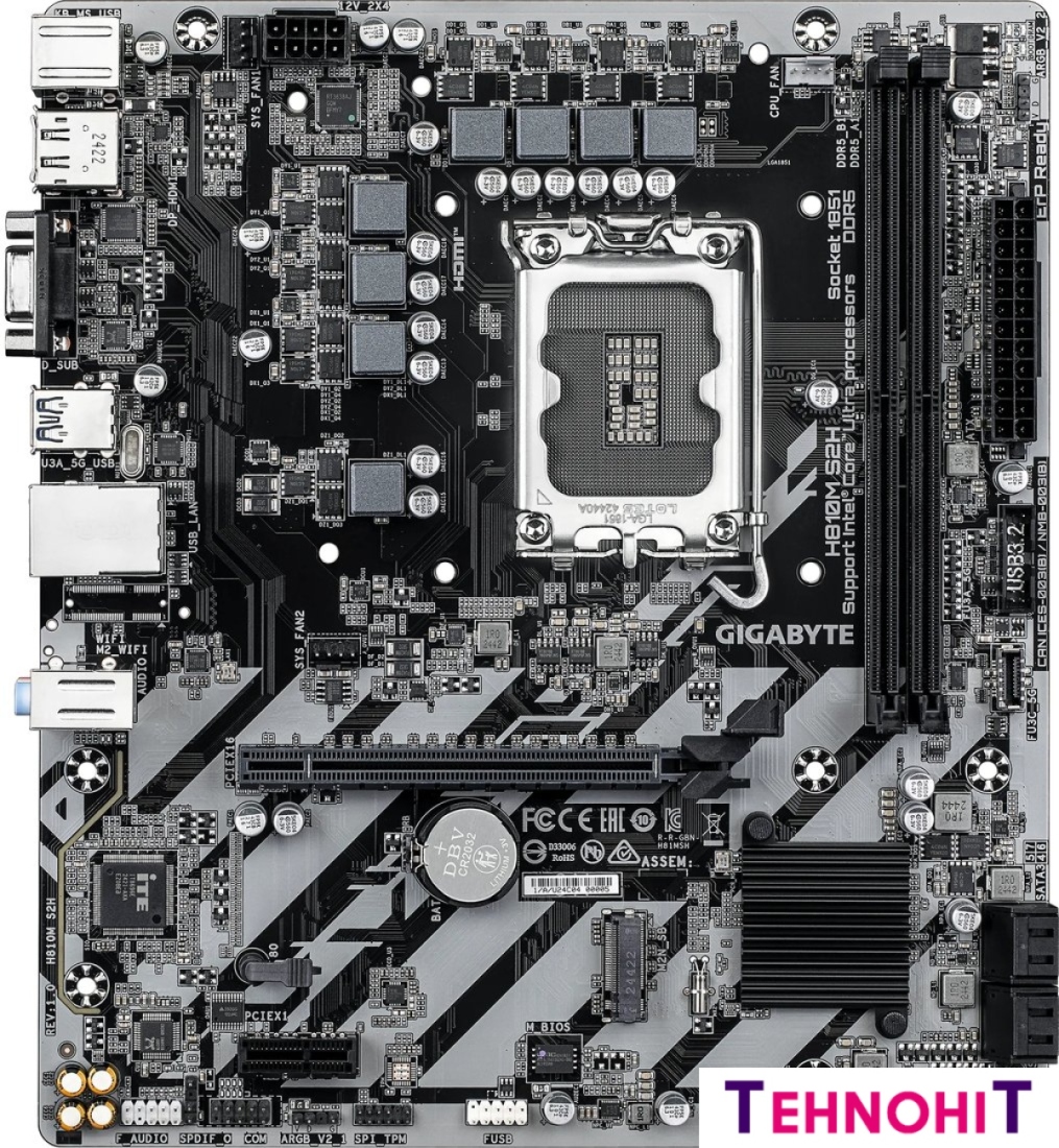 Материнская плата Gigabyte H810M S2H