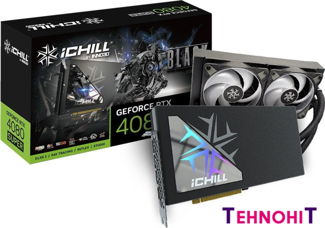 Видеокарта Inno3D GeForce RTX 4080 Super 16GB iChill C408SB-166XX-18700006