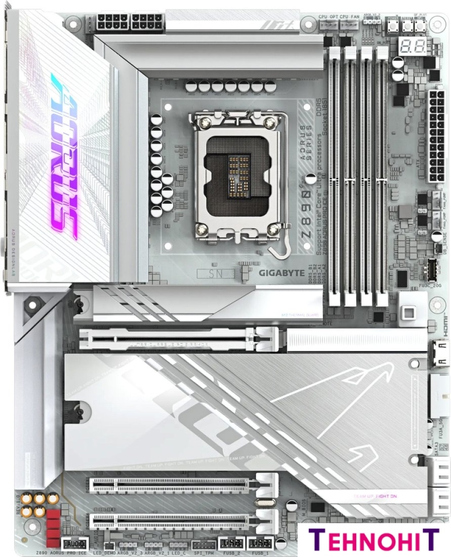 Материнская плата Gigabyte Z890 Aorus Pro Ice