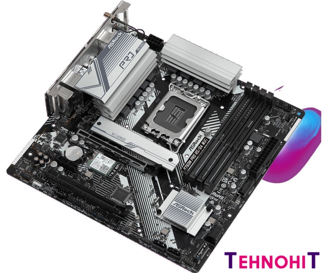 Материнская плата ASRock B760M Pro RS/D4 WiFi