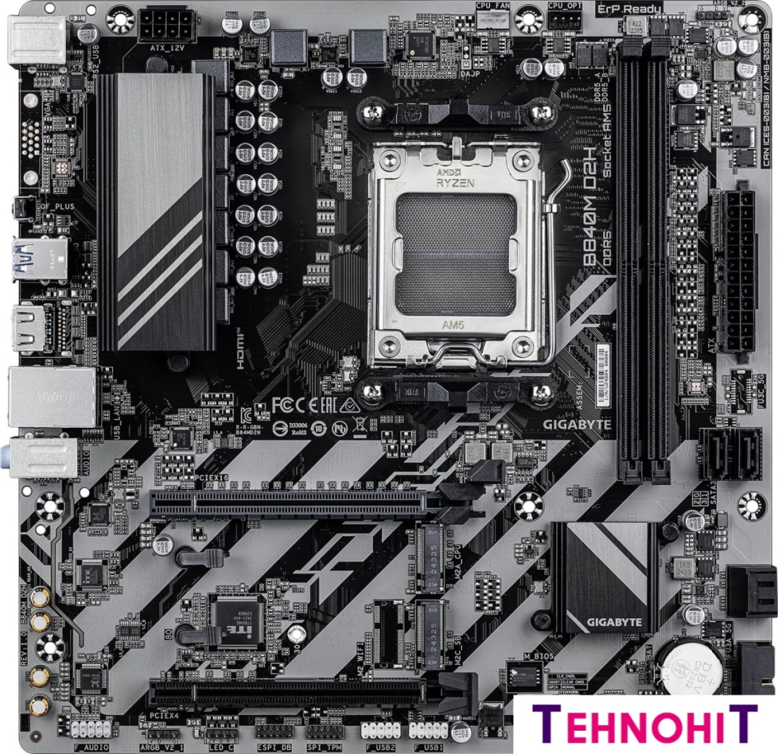 Материнская плата Gigabyte B840M D2H