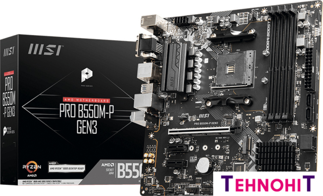 Материнская плата MSI Pro B550M-P Gen3