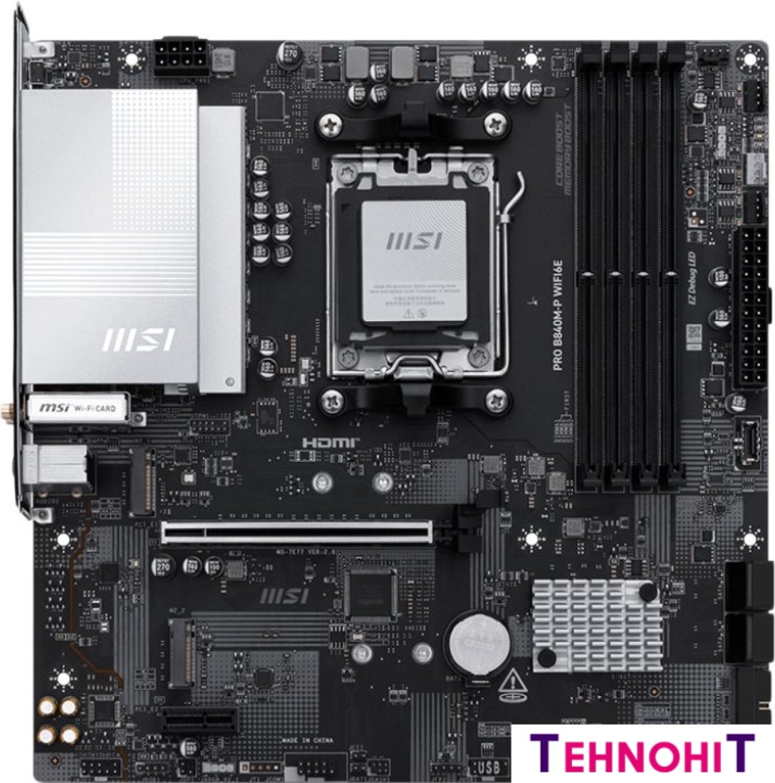 Материнская плата MSI Pro B840M-P WiFi6E