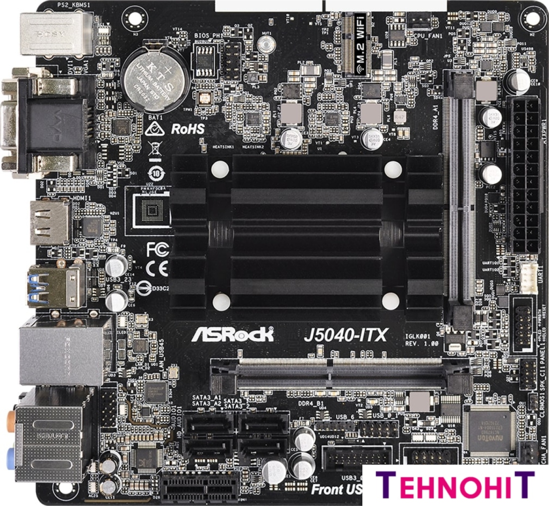 Материнская плата ASRock J5040-ITX