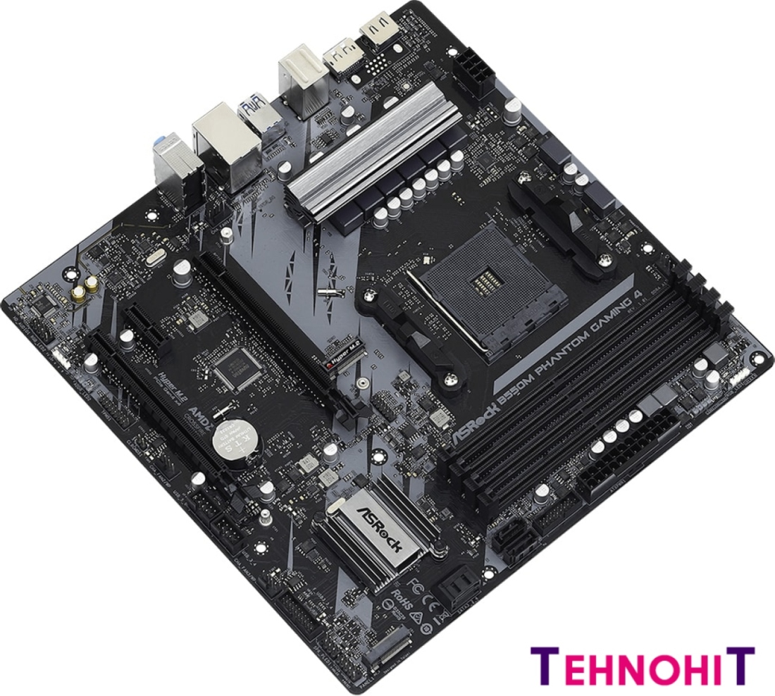Материнская плата ASRock B550M Phantom Gaming 4
