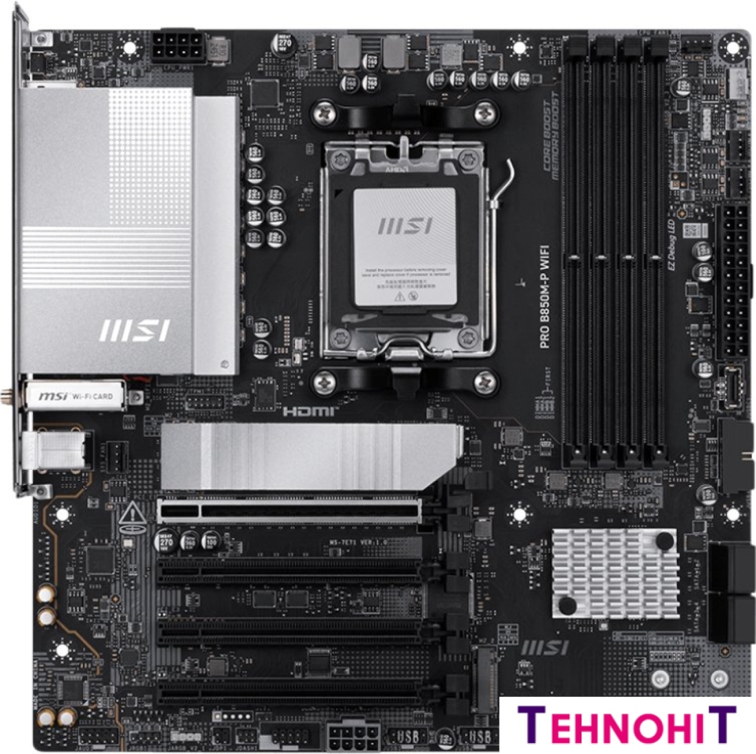 Материнская плата MSI Pro B850M-P WiFi