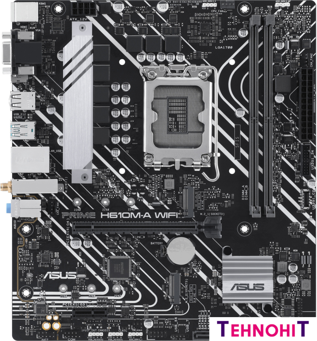 Материнская плата ASUS Prime H610M-A WiFi