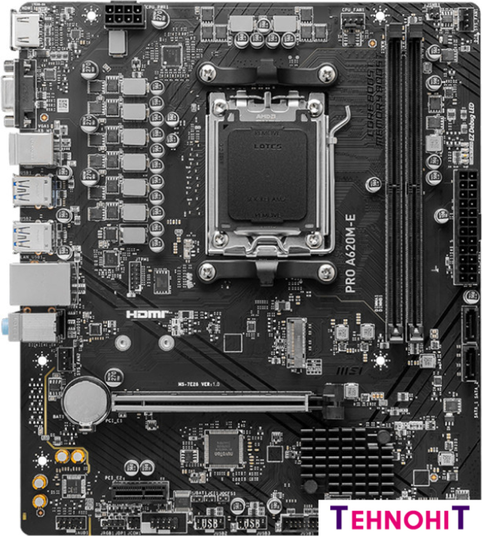 Материнская плата MSI PRO A620M-E