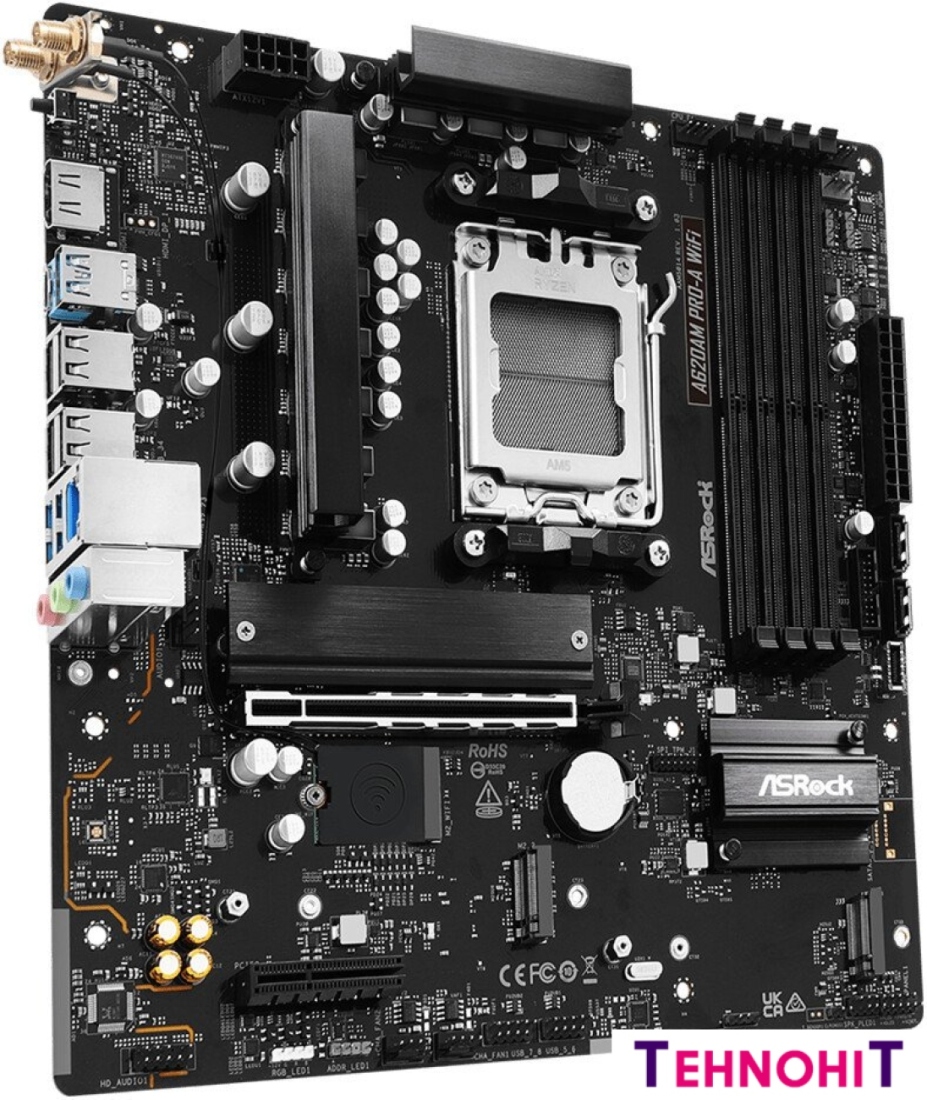 Материнская плата ASRock A620AM Pro-A WiFi