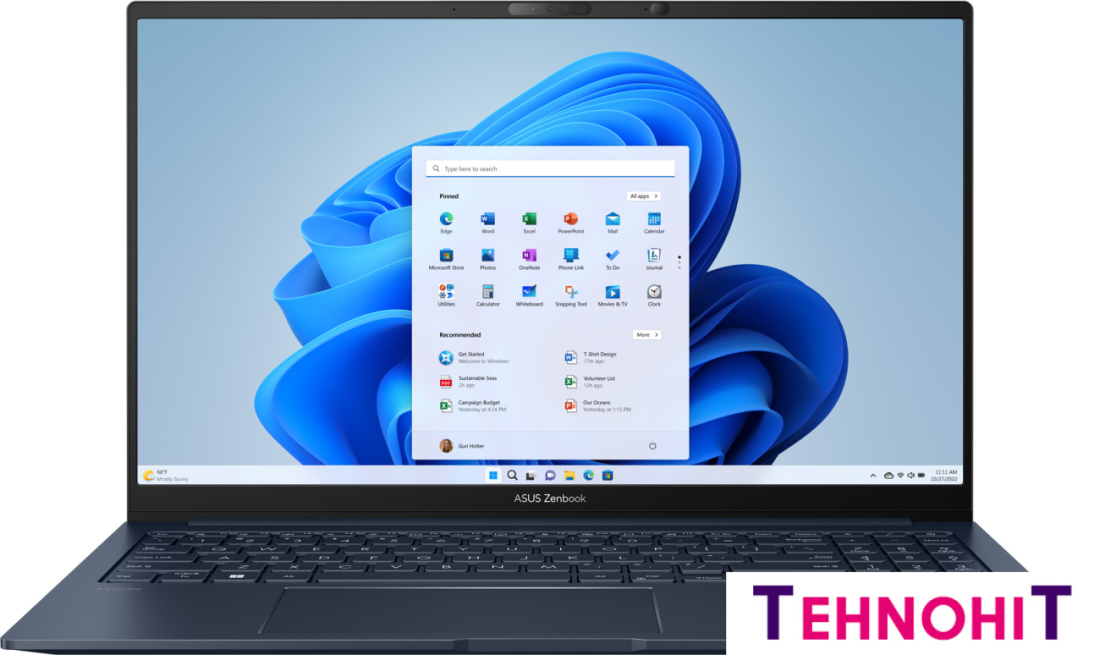 Ноутбук ASUS Zenbook 15 UM3504DA-BN287W
