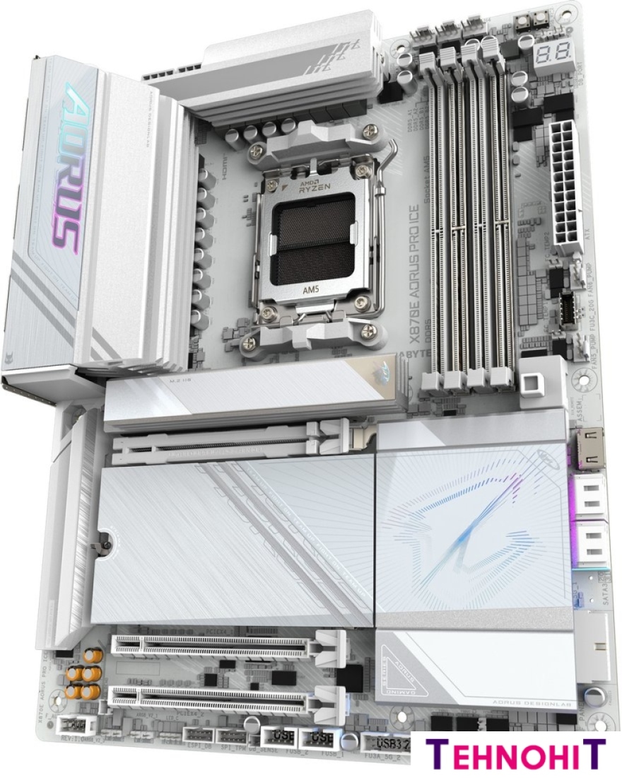 Материнская плата Gigabyte X870E Aorus Pro Ice