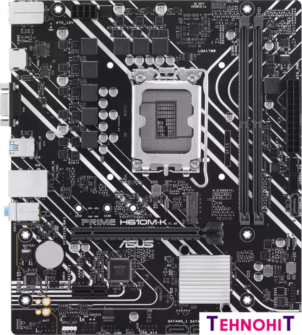 Материнская плата ASUS Prime H610M-K