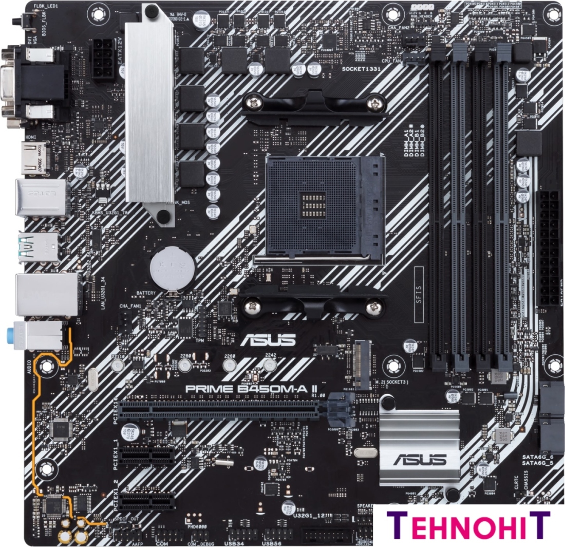 Материнская плата ASUS Prime B450M-A II