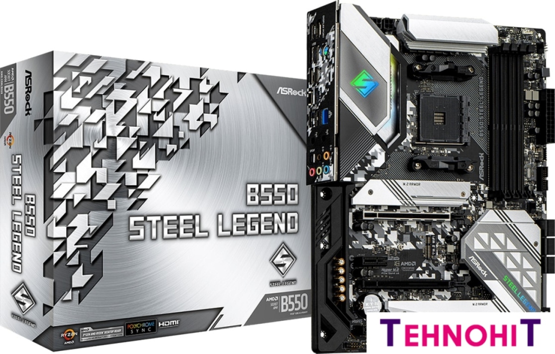 Материнская плата ASRock B550 Steel Legend
