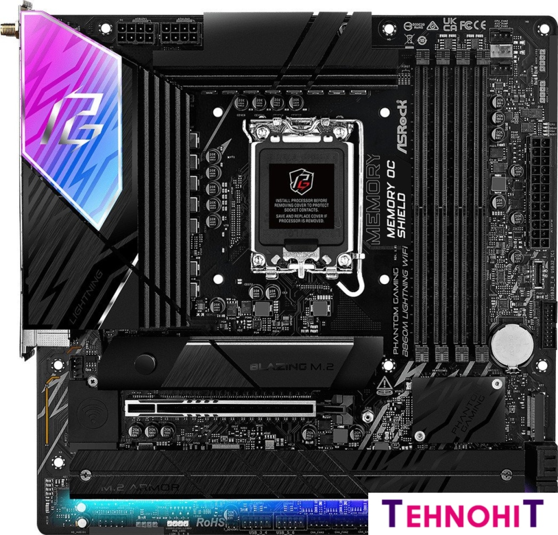 Материнская плата ASRock B860M Lightning WiFi