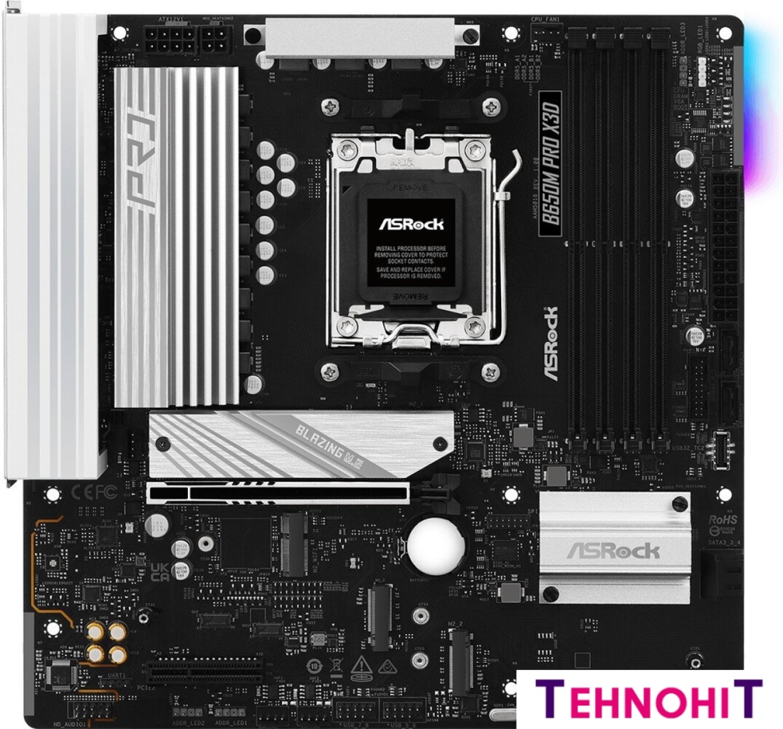 Материнская плата ASRock B650M Pro X3D