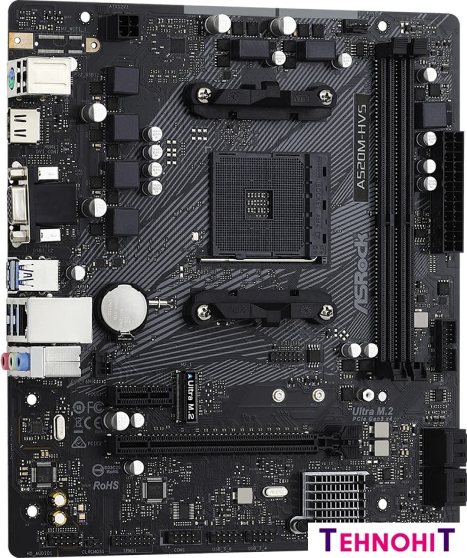 Материнская плата ASRock A520M-HVS
