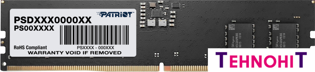 Оперативная память Patriot Signature Line 32ГБ DDR5 4800 МГц PSD532G48002