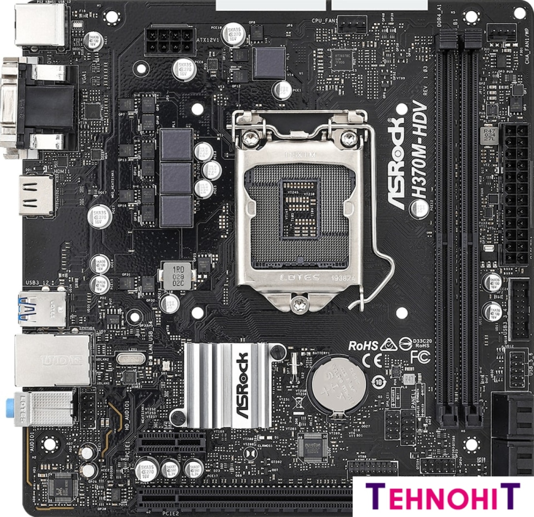 Материнская плата ASRock H370M-HDV