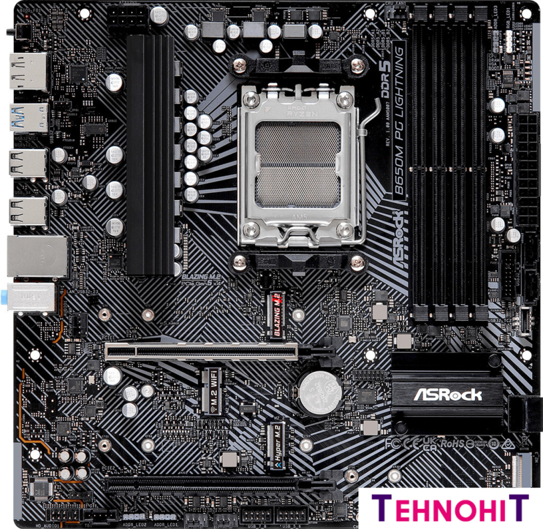 Материнская плата ASRock B650M PG Lightning