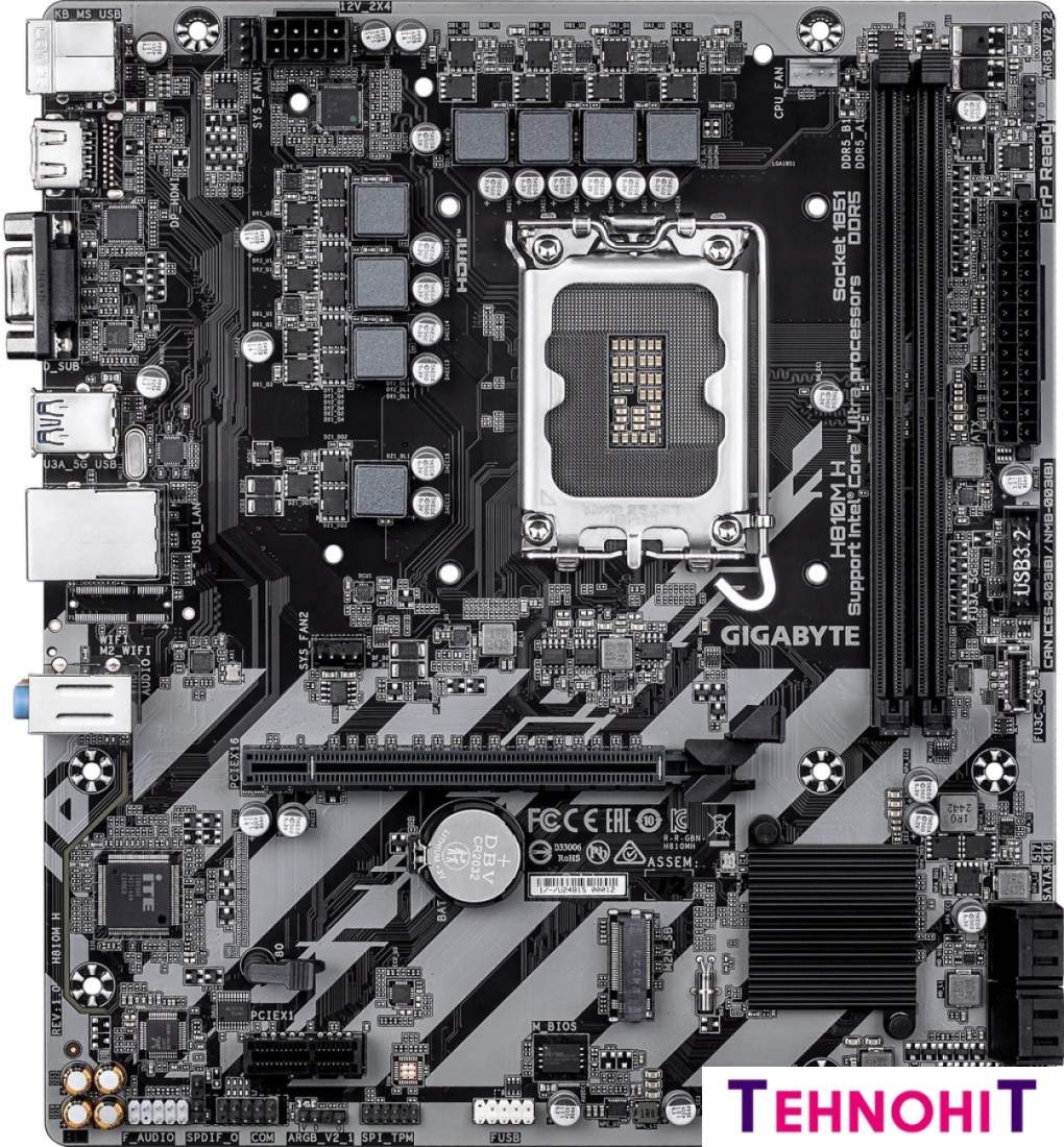 Материнская плата Gigabyte H810M H