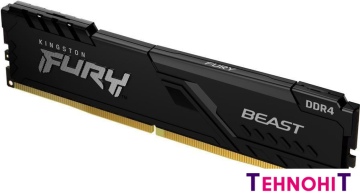 Оперативная память Kingston FURY Beast 32GB DDR4 PC4-25600 KF432C16BB/32